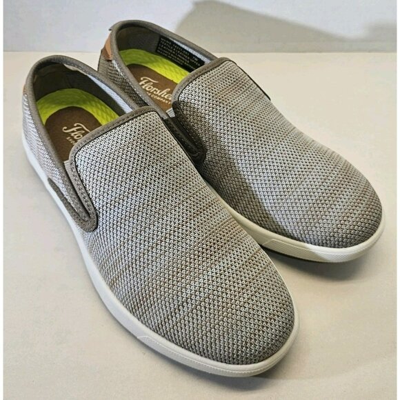 Florshiem  Crossover  Knit  Plain Toe Slip-on  Anti-Odor  Comfort  Shoes Size 7W main image 5